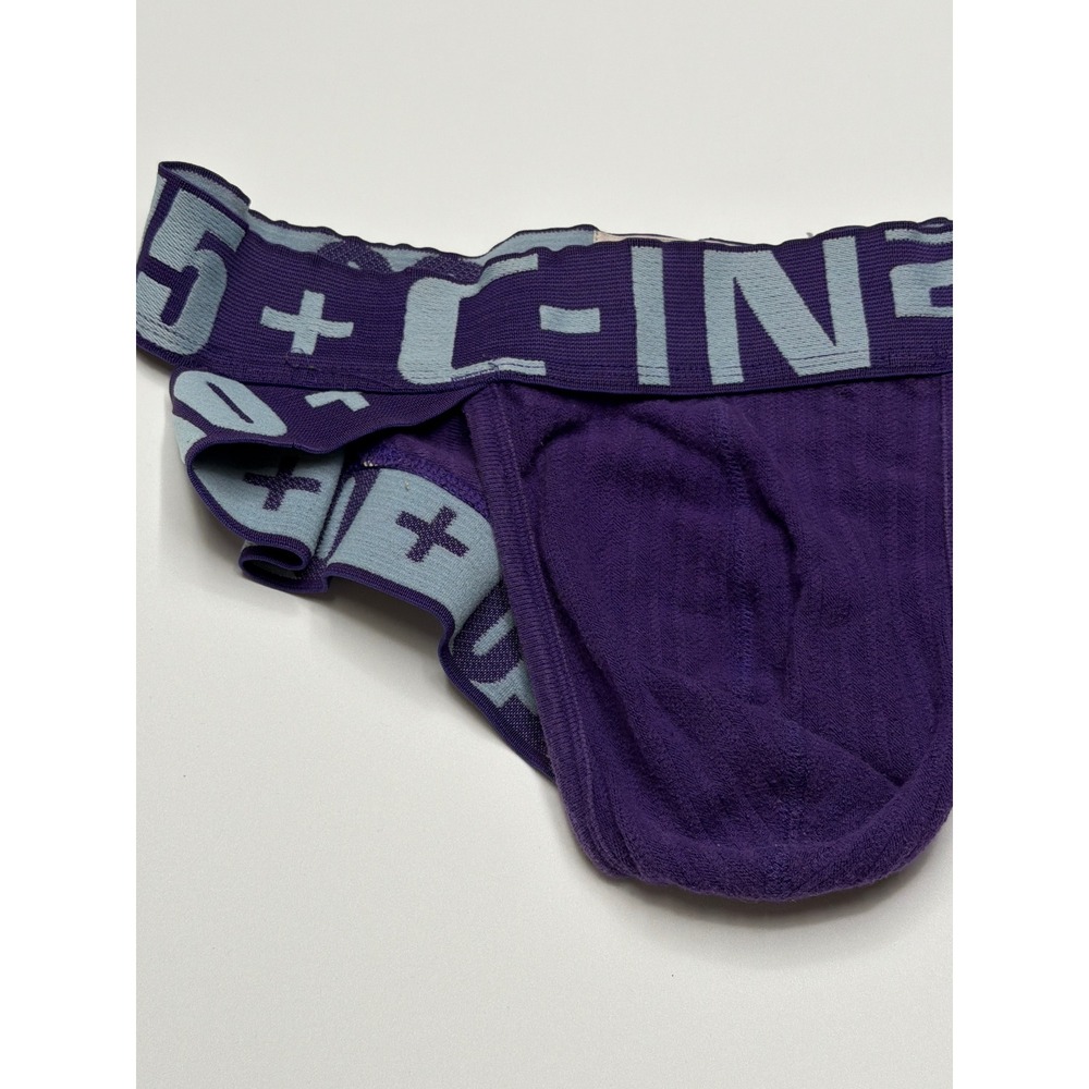 C-IN2 HARD Men's Purple Jockstrap Briefs Athletic Lounge Underwear Small - Picture 3 of 7